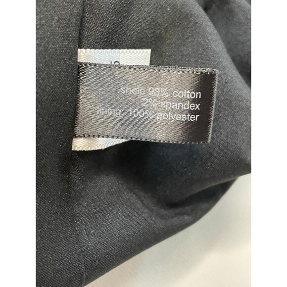 The Limited Black Velvet Pencil Mini Skirt Women’s 4 Lined Classic Chic Workwear - Picture 9 of 10